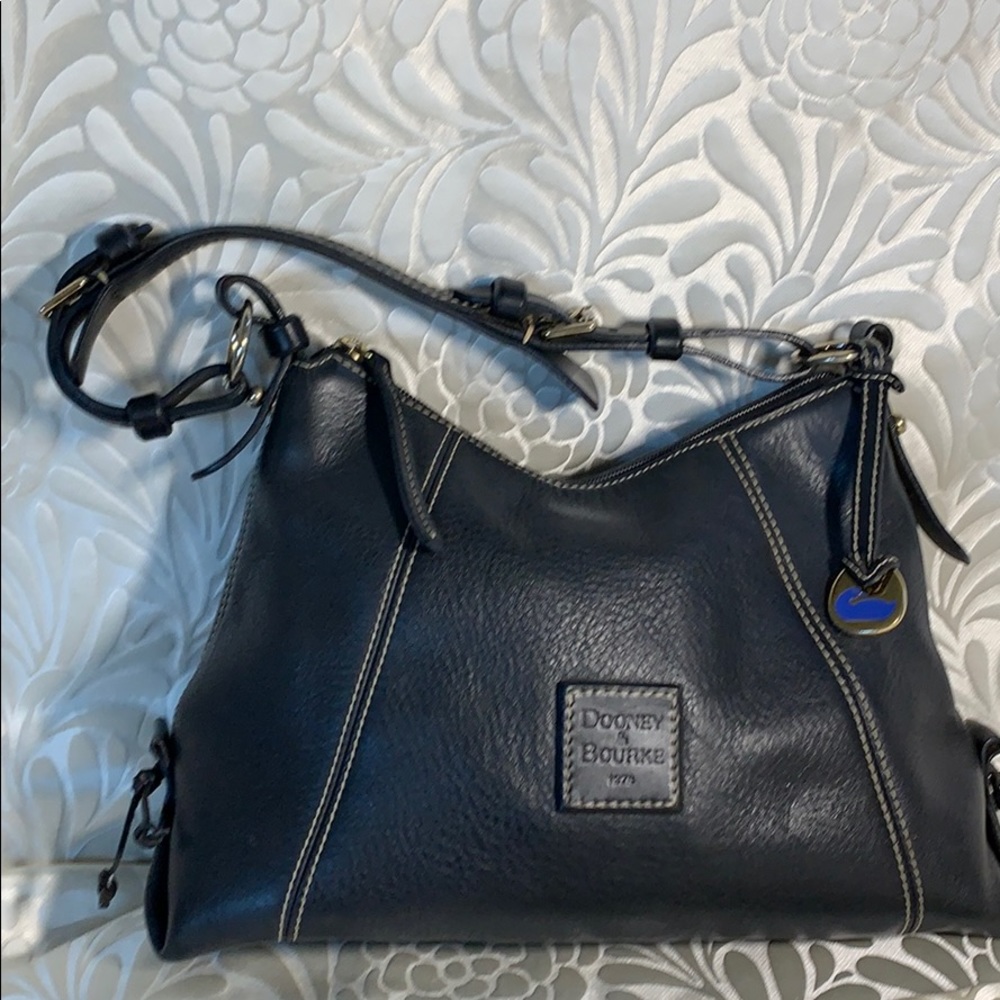 Dooney & Bourke black leather hobo
